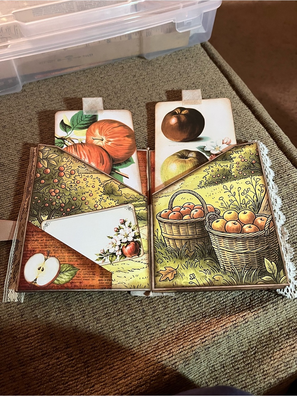 Junk Journal. All handcrafted. Fall themed. Tags, lots of
 Phot space NEW